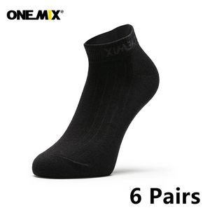 Sports Socks Men Athletic Low Cut Cushion Running Breatble Comfort för 6 Pack 231030