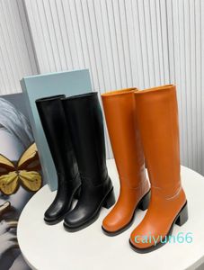 Top Qualität Winter Flache Winter Kniehohe Stiefel Frauen Schuhe Aus Echtem Leder Schwarz Western Hohe Lange Chelsea Stiefel Weibliche Neue trend Schuhe