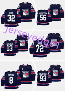 بيع New York Rangerss 2023-24 بديل Erik Gustafsson #56 Alexis Lafreniere #13 Filip Chytil #72 Navy Jersey Authentic Pro Hockey