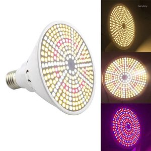 Büyüme Işıkları 3 Tip Tam Spektrum 290 LED İç Mekan Bitki Çiçek Ampulleri E27 Lamba Sebzesi Büyüme Büyüme Mavi Hidro Güneş Işığı Fito R1