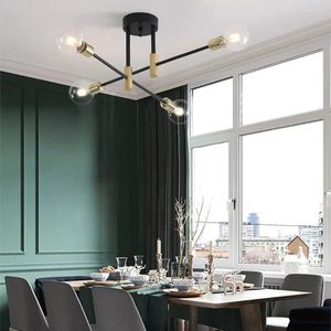 Taklampor modern sputnik tak kandelabro satellit hängslampa glans hem dekoration ljus tillbehör vardagsrum och matsal