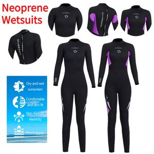 Swim wear 3mm Neoprene Wetsuits Long Sleeve Keep Warm Full Scuba Diving Suit Swimwear Snorkeling Surfing Wetsuit 231030