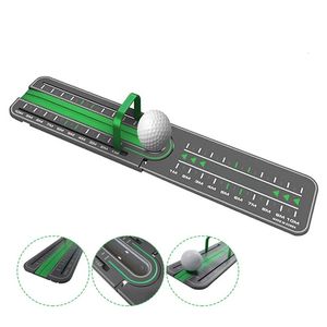 Inne produkty golfowe odległość Precision Wiersz z zielonej maty Ball Pad Mini Trening Accessories 231030