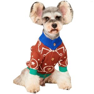 Hundkläder tröjor för små hundar Vinter varma kläder Cardigan Sticked Pet Clothing Puppy Cat tröja Chihuahua Yorkie Coat