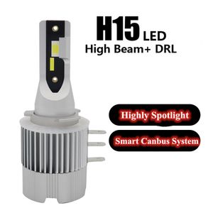 H15 LED 전구 CANBUS CAR LIGHT 20000LM 80W TURBO High Beam DRL 자동 헤드 라이트 램프 6000K 12V Golf BMW Benz VW MK7 Ford Mazda