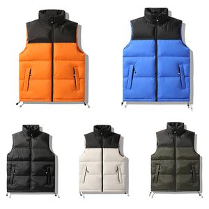 デザイナーコートメンズの膨らむジャケットベスト厚い温かい風のゆるい快適なカジュアルシンプルなファッションカラービッグサイズ秋と冬の黒のダウンジャケット