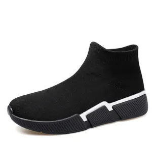 2023 Men And Women Black Boot Top Quality Speed Trainer Socks shoes for men& women Triple black white red Casual shoes Fashion Designer Sneakers ankle boot PU sole 39-47