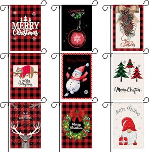 Christmas Garden flag courtyard decorate Flags welcome yard Banner linen material P125