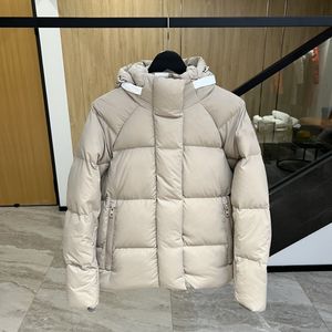 Moda casaco com capuz cápsula pão jaquetas lazer ao ar livre esportes pato branco windbreak casaco impermeável das mulheres inverno designer para baixo jaqueta