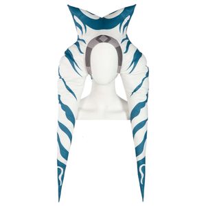 Halloween Carnival Masquerade Star Rebels Supereroe Ahsoka Accessori per costumi cosplay Maschera per copricapo fantasia