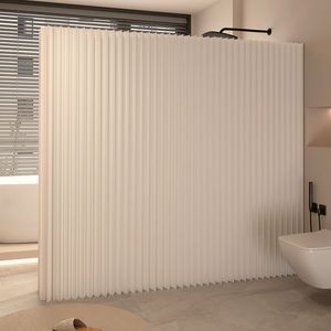 2M Height Creative Home Decor White Brown Organ Paper Wall Screen Room Dividers Office Partition Removable Folding Baffle