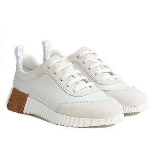 Män studsande sneaker skor kalvskinn läder mocka löpare sport getskinn ljus ensamt låga topp mens tränare chaussures de espadrilles tillverkade i Italien EU38-45