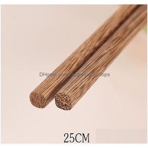 Chopsticks 2021 New Japanese Natural Wooden Bamboo Health Without Lacquer Wax Tableware Dinnerware Drop Delivery Home Garden Kitchen D Dhf2U