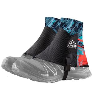 Vattenskor Aonijie E941 Outdoor Unisex High Running Trail Gaiters Protective Sandproof Shoe Cover för Triathlon Marathon Vandring Reflekterande 231030