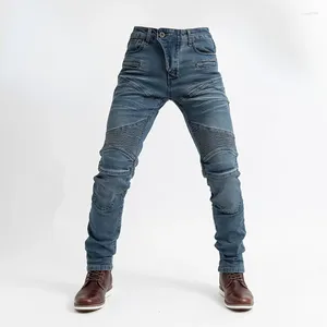 Мужские джинсы, мужские брюки для верховой езды, мотоциклетные мужские модные четырехсезонные прямые однотонные джинсовые брюки полной длины