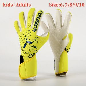 Спортивные перчатки для детей и взрослых, футбольный вратарь, профессиональный футбольный мяч, тренировочная защита рук, прочный противоскользящий вратарь 231030