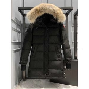 Designer Canadian Goose Versione di media lunghezza Pufferer Piumino da donna Piumino Parka Inverno Spessa Cappotti caldi Donna Antivento Streetwear C2206