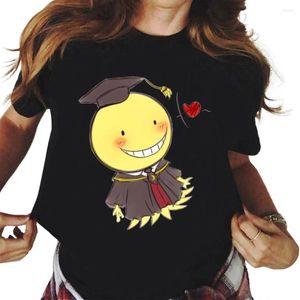 Women's T Shirts 2023 Anime T-shirts Assassination Classroom Söta tryck Män kvinnor Fashion Pure Cotton Overdimensionerad T-shirt Streetwear Girl Tees