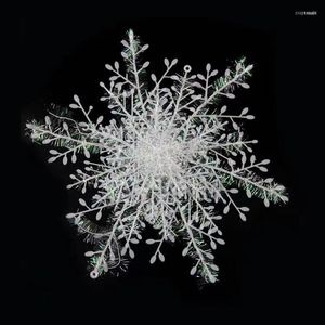 Christmas Decorations 3Pcs/Pack Snowflakes Artificial Plastic Snow Xmas Tree Ornaments For Home Party Wedding Decor