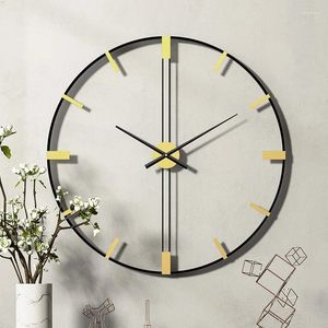 Настольные часы, минималистичные, легкие, роскошные, креативные, настенные часы, скандинавские персонализированные часы для гостиной, декоративные, большие