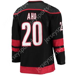 2023エドアイスホッケーカロライナ20セバスチャンAHO 37 SVECHNIKOV CUSTING CAUST CHEAT BEST BEST QUALITY JERSEY