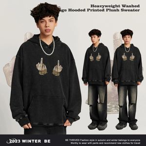 Heavy Fleece Printed Hoodie 24SS Women Men Hoodies Winter