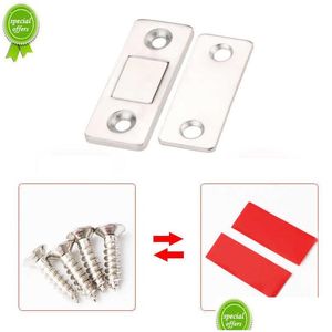 Door Catches Closers Myhomera 2Pcs/Set Strong Closer Magnetic Catch Latch Magnet Furniture Cabinet Cupboard Screw / Sticker Tra Th Dheku