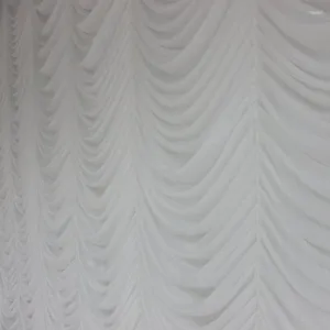 Dekoracja imprezy 3 6M dobra jakość Ice Silk Purple Wedding Tackdrop Curtain z Drape Swag Event Tło