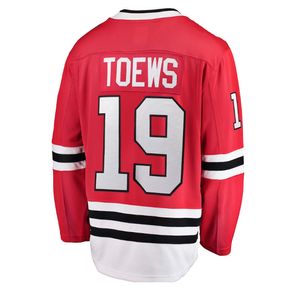 2023 Ny grossist billigt ed ishockeytröjor Chicago 19 Jonathan Toews 98 Connor Bedard 00 Clark Griswold