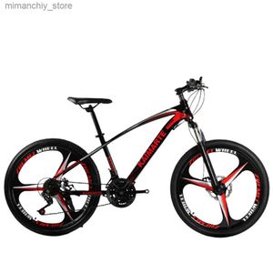 Biciclette 21/24/27 velocità Bicicletta Mountain Bike fuoristrada Assorbimento degli urti Acciaio al carbonio con pedale con perline Valore nominale elevato Q231030