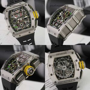 Chronograph Titanium Watch RM Wrist Watch Machine Watch RM11-03 Machinery RM11-03 Ti Titanium Juzp