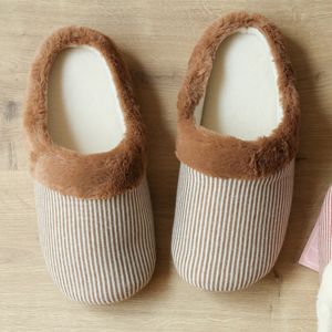 Autumn and winter warm cotton slippers soft bottom household indoor home pink cloth bottom silent slippers wholesale women and men