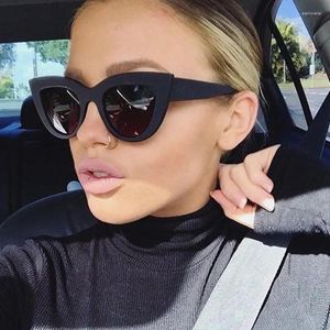 Sunglasses European And American Retro Cat-eye Women's Fashion All-match Glasses Comfortable Outdoor Sunscreen Uv400