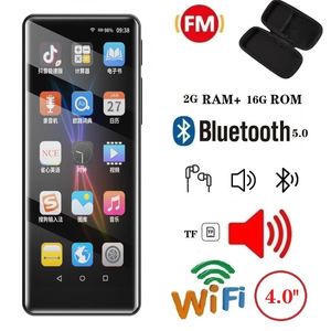 MP3 MP4-плееры Wi-Fi Bluetooth 16 ГБ Портативный смарт-Android Спортивное видео Загрузка приложения Сенсорный экран Мультимедиа FM-музыкальный плеер 231030
