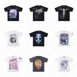 Hellstar New Collections Plus Size T Shirts Unisex T-shirts Heavy Weight Big T-shirt Rock Vintage Hip Hop Oversized Tee Women Men Short Sleeves Street Fashion Tops