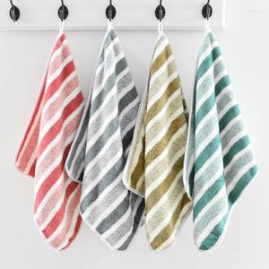 Towel Bath Coral Fleece Microfiber Striped Adult Household Textiles Bathroom Soft Woman Sauna Spa Absorbent