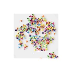 Craft Tools 2000 PCS/ Lot 8mm Karışık Renkler Scrapbooking kartı için Metal Brads DIY Drop Teslimat Ev Bahçe Sanatları El Sanatları DHJ18