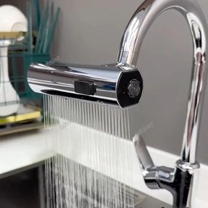 Other Bath Toilet Supplies Kitchen Faucet Waterfall Outlet Splash Proof Universal Rotating Bubbler Multifunctional Water Nozzle Extension 231027