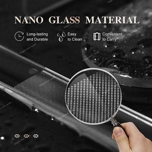 Nano-Glas-Nagelfeilen, professionelle Schleif- und Polierfeilen, transparente Nagelfeile, Schleifausrüstung, Maniküre, Kunstwerkzeuge, Nagelwerkzeuge, Nagelfeilen, Automobiltelefone