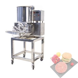 Macchina per lo stampaggio di biscotti di carne elettrica automatica, macchina per la formazione di tortini di hamburger, macchina per fare torte di carne di manzo