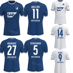 TSG Hoffenheim Futebol 14 Maximilian Beier Jersey Club 1 Oliver Baumann 6 Grischa Promel 29 Kevin Vogt 16 Anton Stach 27 Andrej Kramaric Kits de camisa de futebol 2023-24
