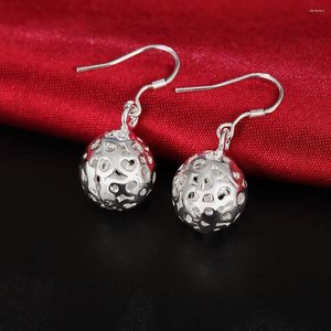 Dangle Earrings Factory Direct 925 Sterling Silver For Temperament Women Ball Christmas Gifts Street All-match Jewelry