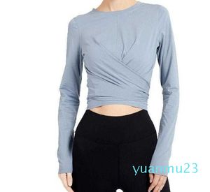 Sleeve Yoga Suit Women Tops Breathable Slim Fit Loose Quick Drying Tshirt Fitness Shirt Sports Outdoor Runnin