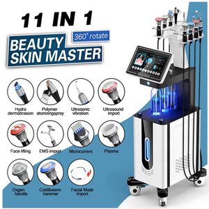 Attrezzatura di bellezza multifunzionale 11 in 1 Hydra Dermoabrasione Oxigen Facial Machine idrofacciale dispositivo di microdermoabrasione pulizia profonda estrazione di punti neri