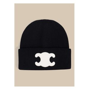 Crânio Caps 2023 Mulheres Beanie Designer Homens Beanie Chapéu De Malha Outono e Inverno Quente Moda Estilo Quente Preto Beanies