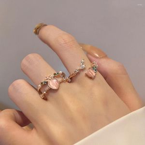 Cluster Rings Open Ring Multi-scene Use Alloy Womens Jewelry Fashion Creative Personalized Handicrafts Style Unique Electroplating