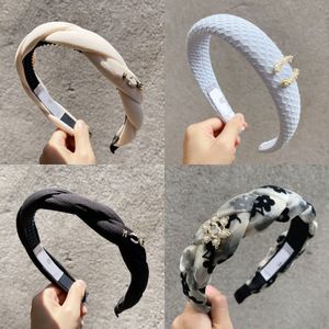 Designer de luxo headbands faixa de cabelo das mulheres menina marca carta 20 estilos elástico bandana esportes fitness headwraps cabelos acessório jóias