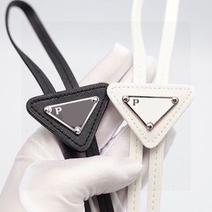 High version PR TIE inverted triangle European and American luxury designer bow triangle tie