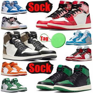 Sock&Tag Jumpman 1 1s Low Men Women Basketball Shoes Travis Scots. 1s Bred Patent High OG Dark Reverse Mocha Golf 1961 Palomino Trainers Sports Sneakers Size 13