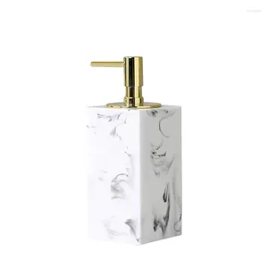 Liquid Soap Dispenser Resin Bathroom Shampoo Shower Gel Bottle 304 SUS Press Type Head For KTV Beauty Salon Bath Hardware